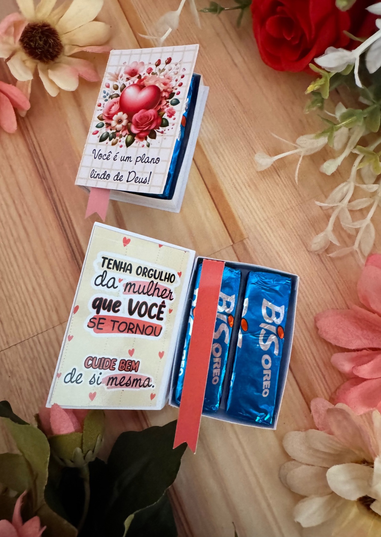 Caixinha com Bis Personalizada - Dia da Mulher