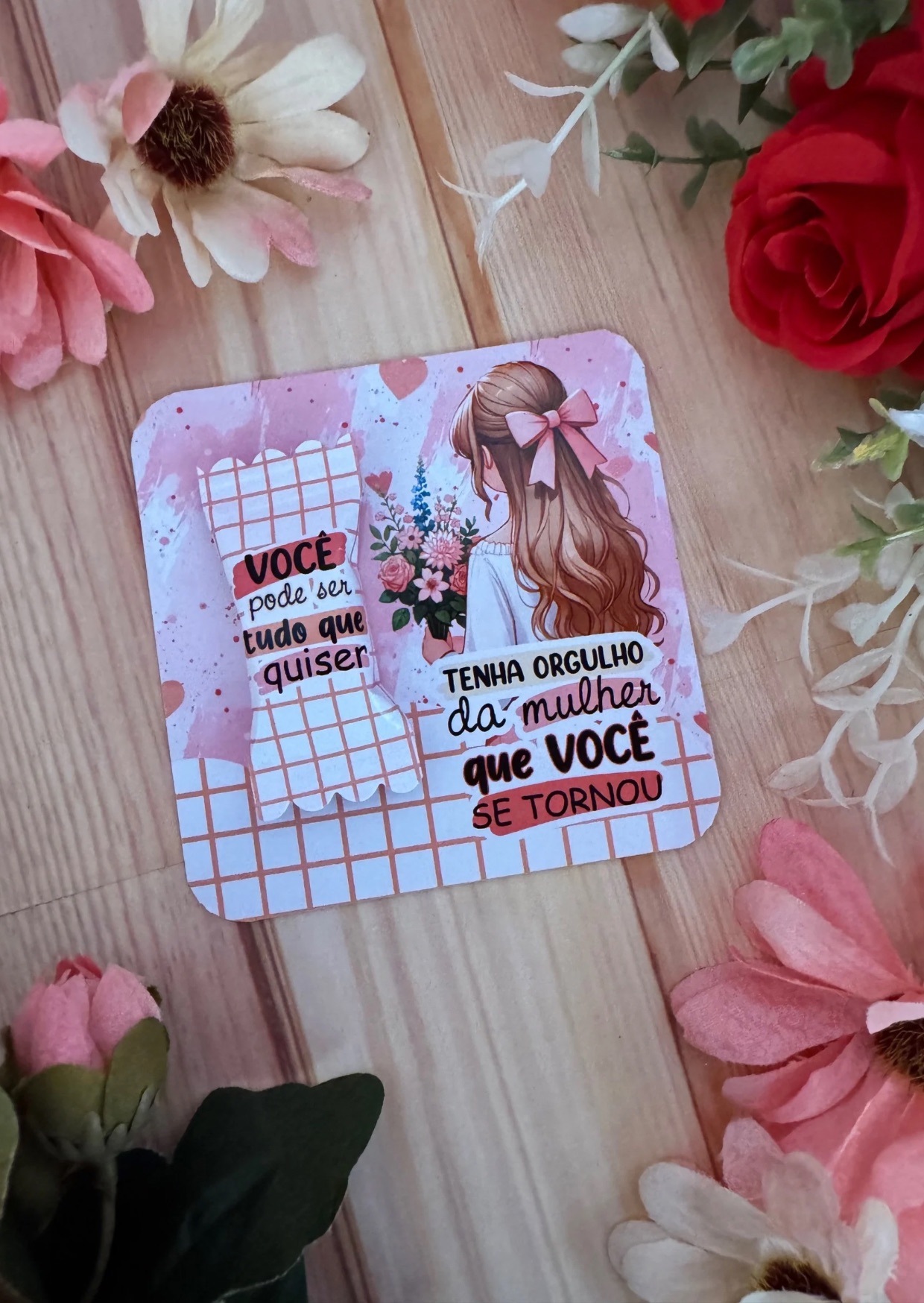Card com Bala - Dia da Mulher