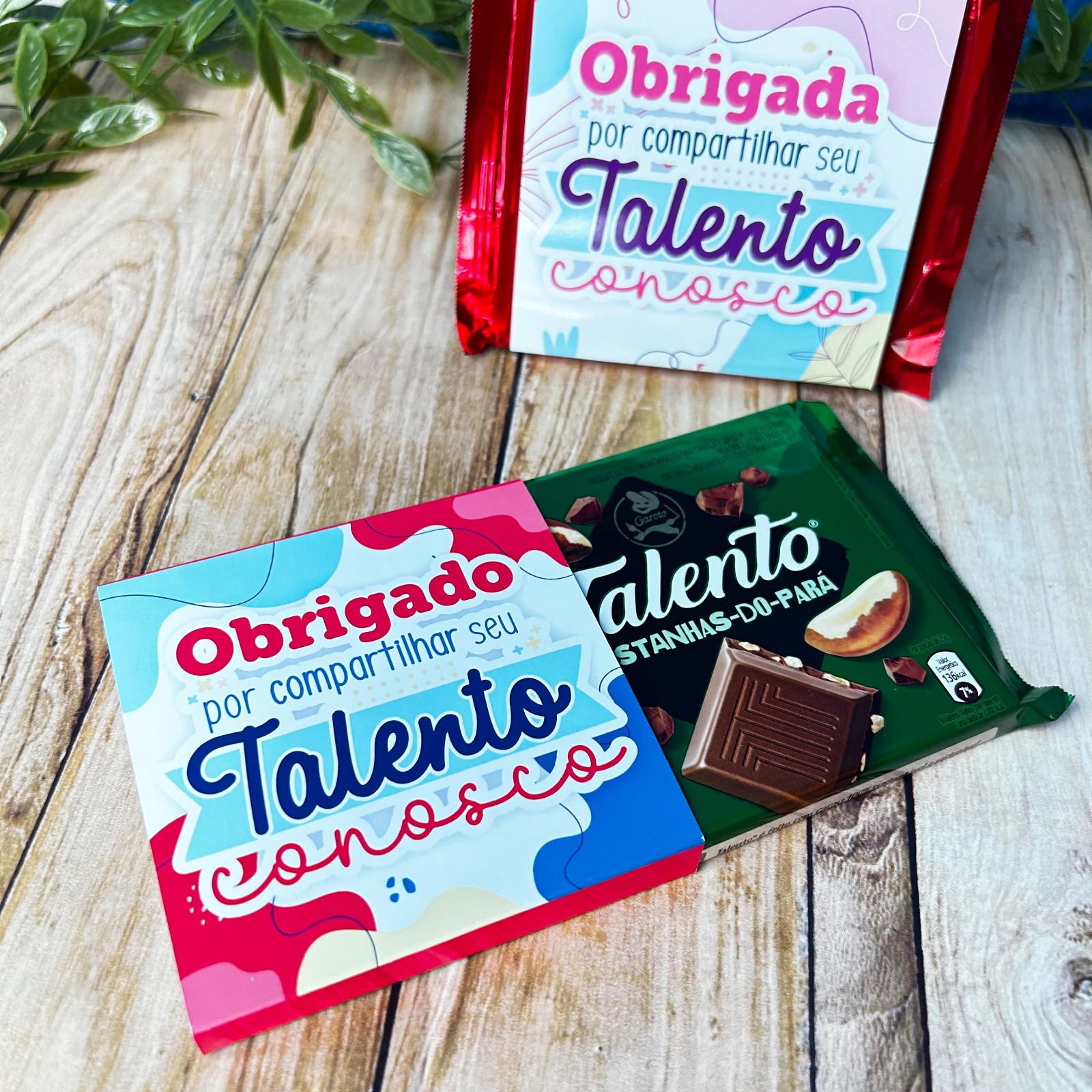 Embalagem personalizada para chocolate