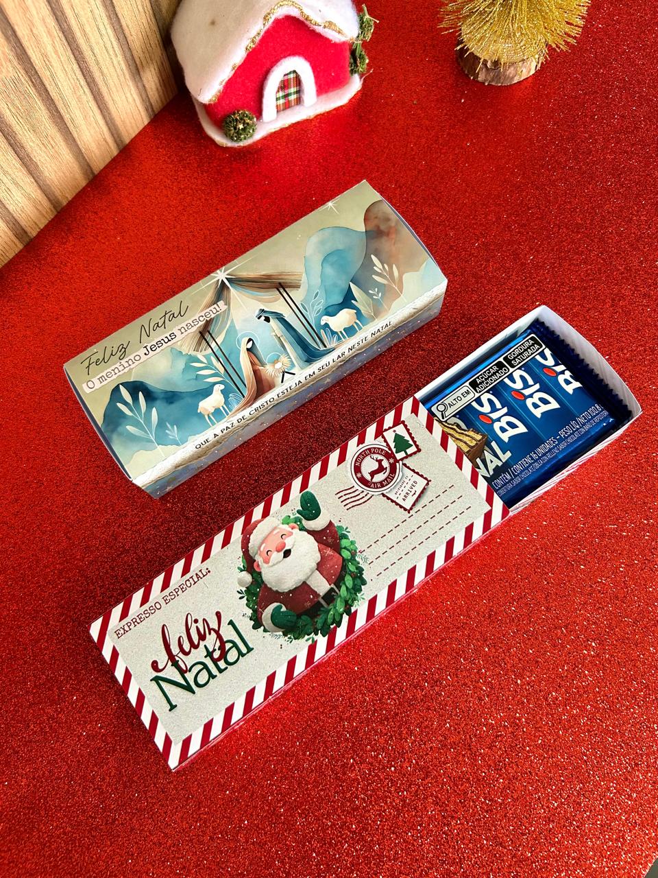 Caixa porta Bis - Natal
