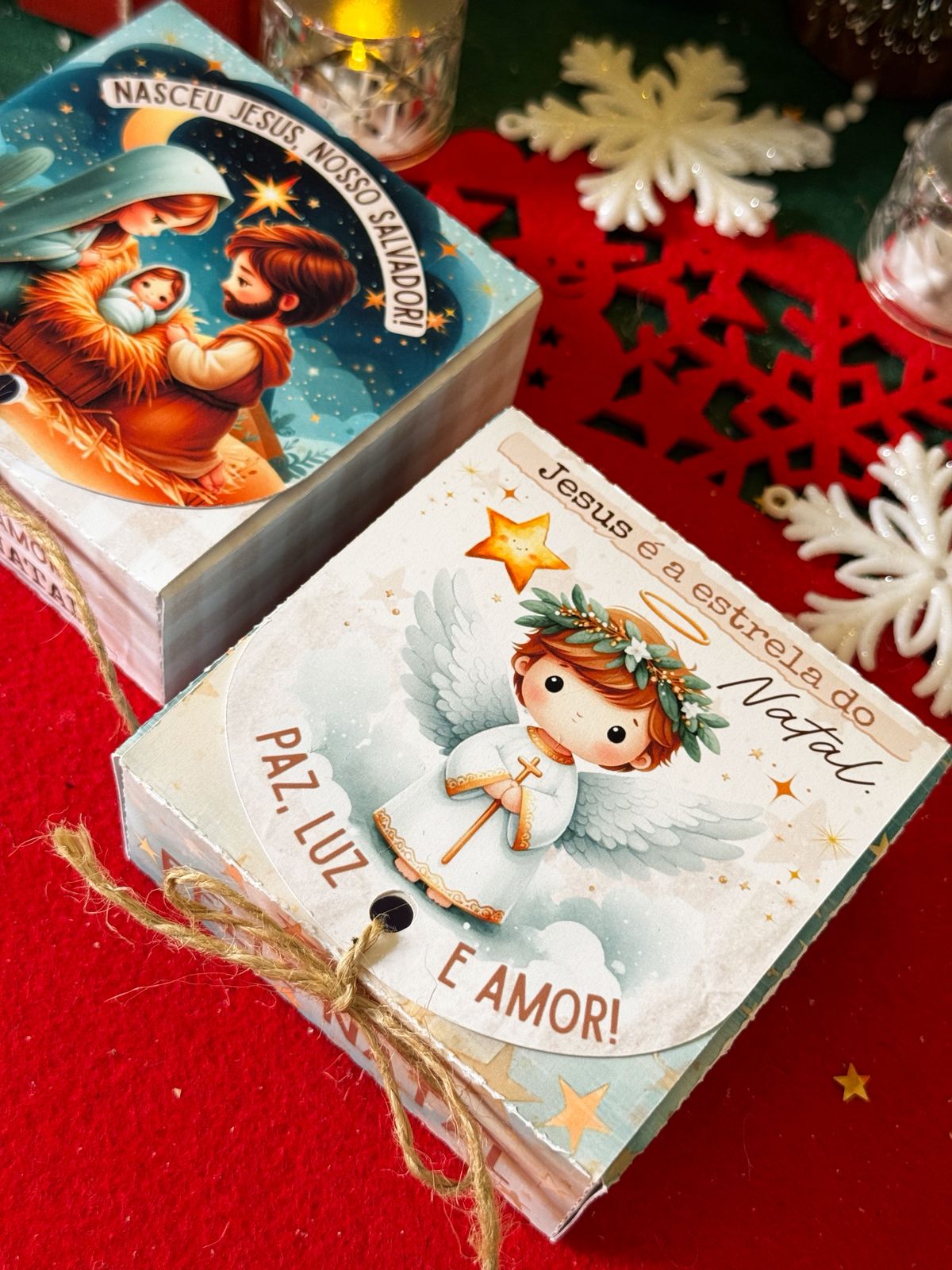 Caixinha Personalizada para Bombom: Um Presente Único para Adocicar seu Natal!