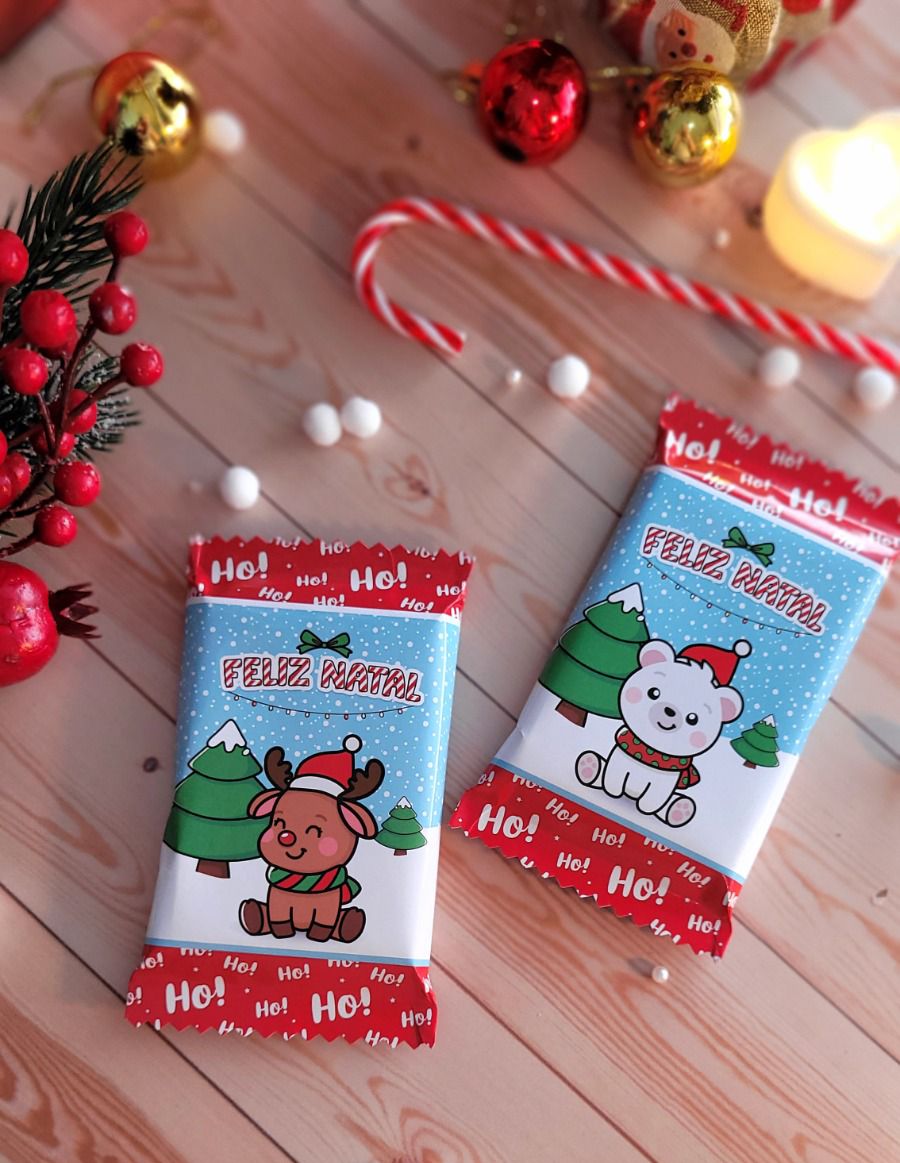 Embalagem de Natal com KitKat: Presentes Encantadores, Sabor Irresistível!