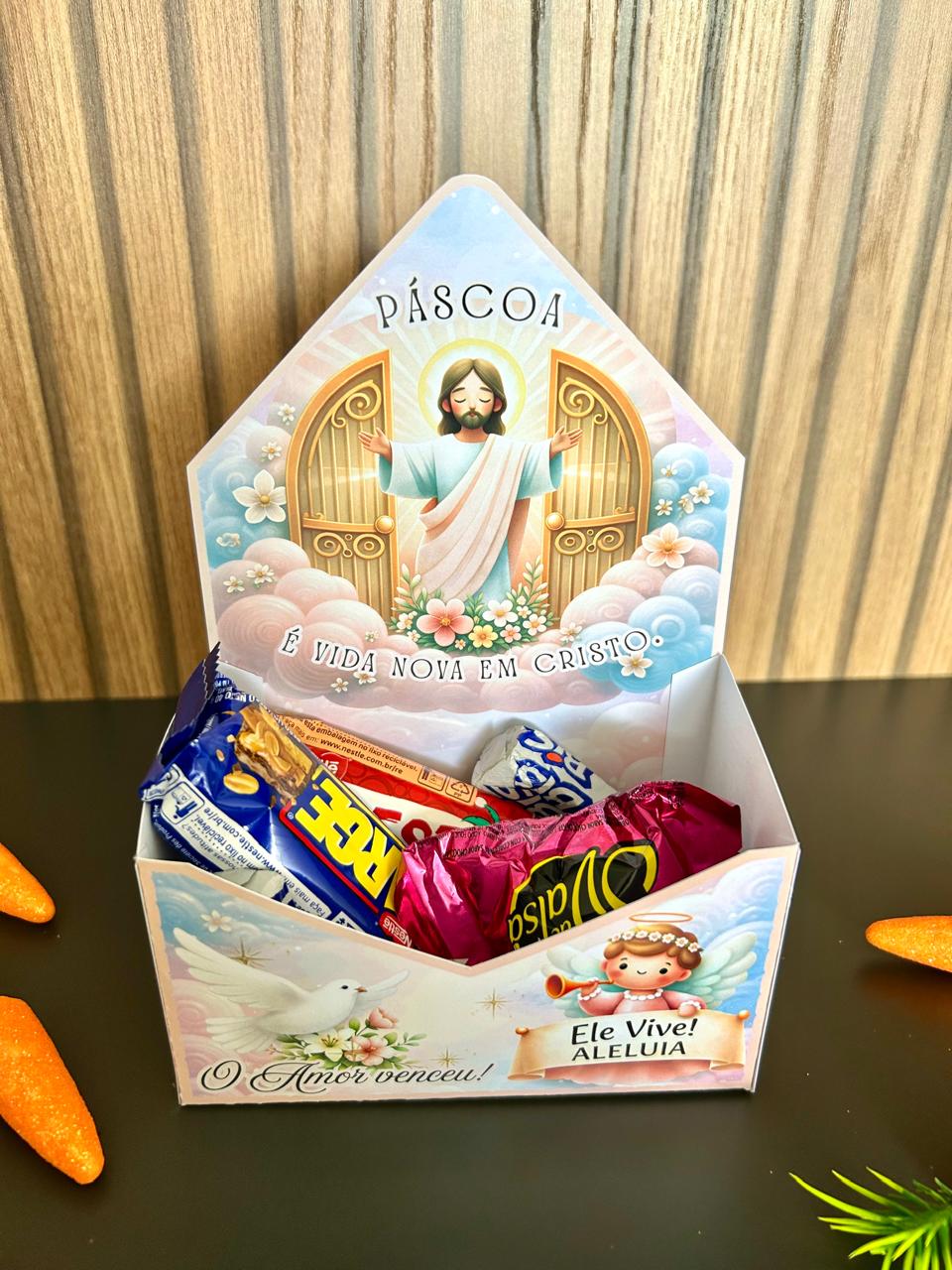 Caixa Envelope Chocolates - Páscoa