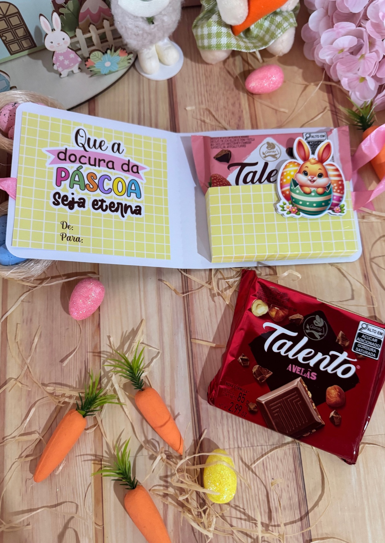 Porta Chocolate Talento Páscoa