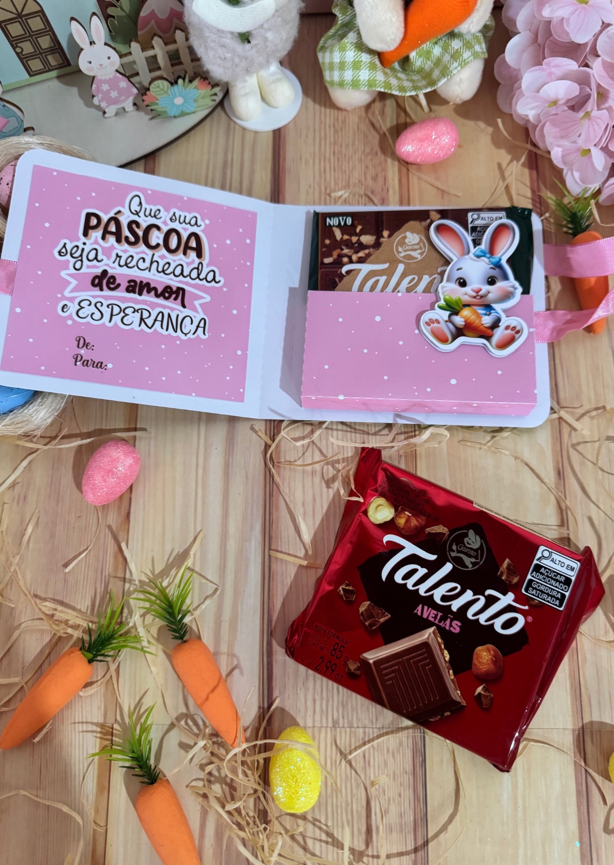 Porta Chocolate Talento Páscoa