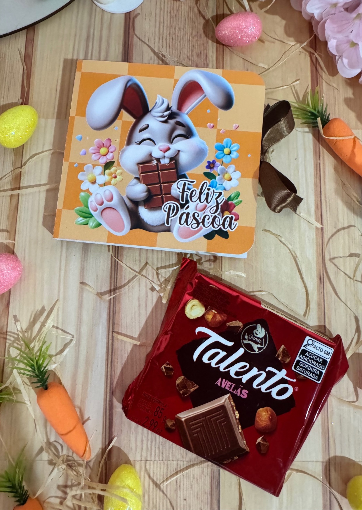 Porta Chocolate Talento Páscoa