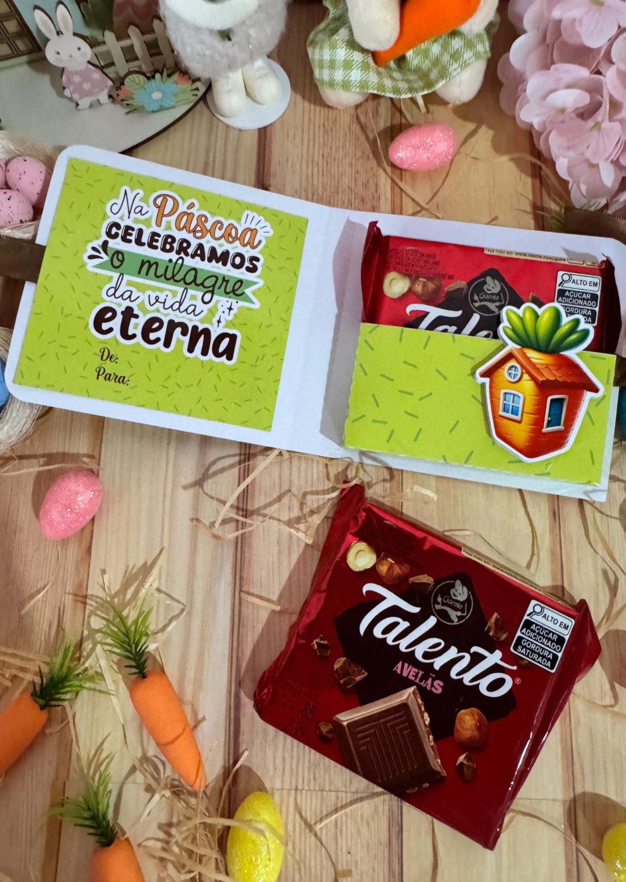 Porta Chocolate Talento Páscoa