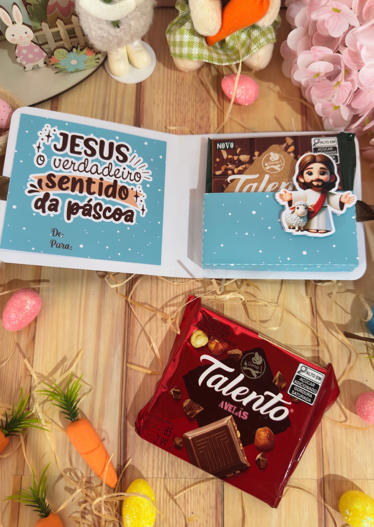 Porta Chocolate Talento Páscoa