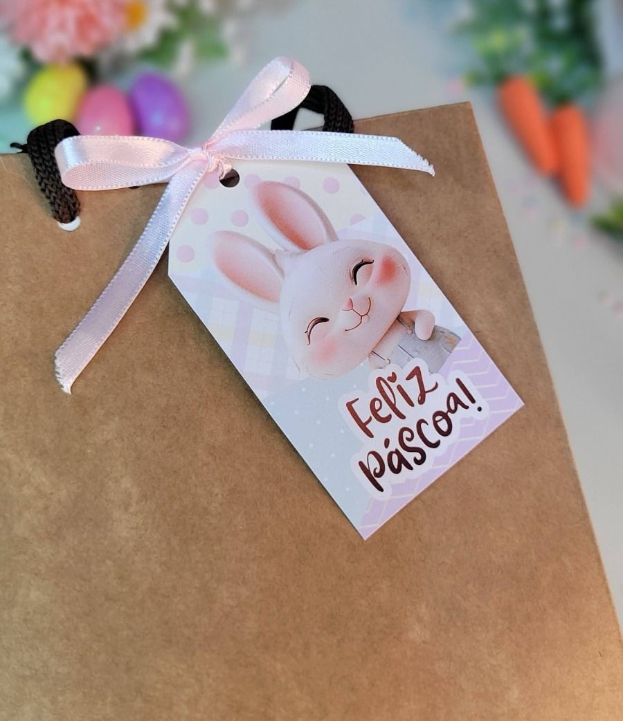 Tags Personalizadas para Sacola: A Magia da Páscoa em Cada Detalhe.